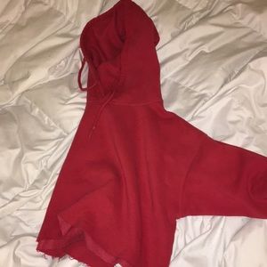 Red hoodie